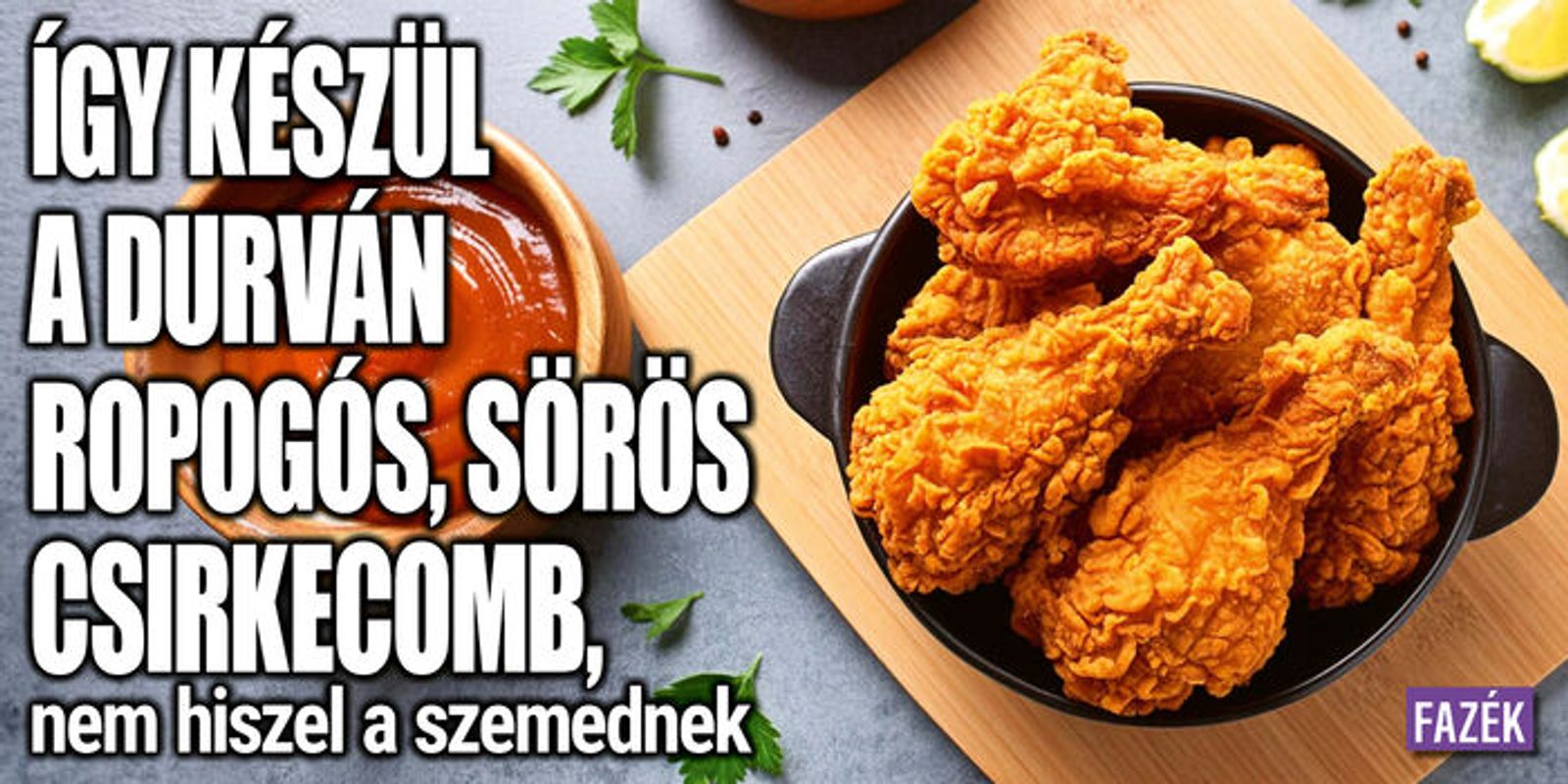 Így készül a durván ropogós, sörös csirkecomb
