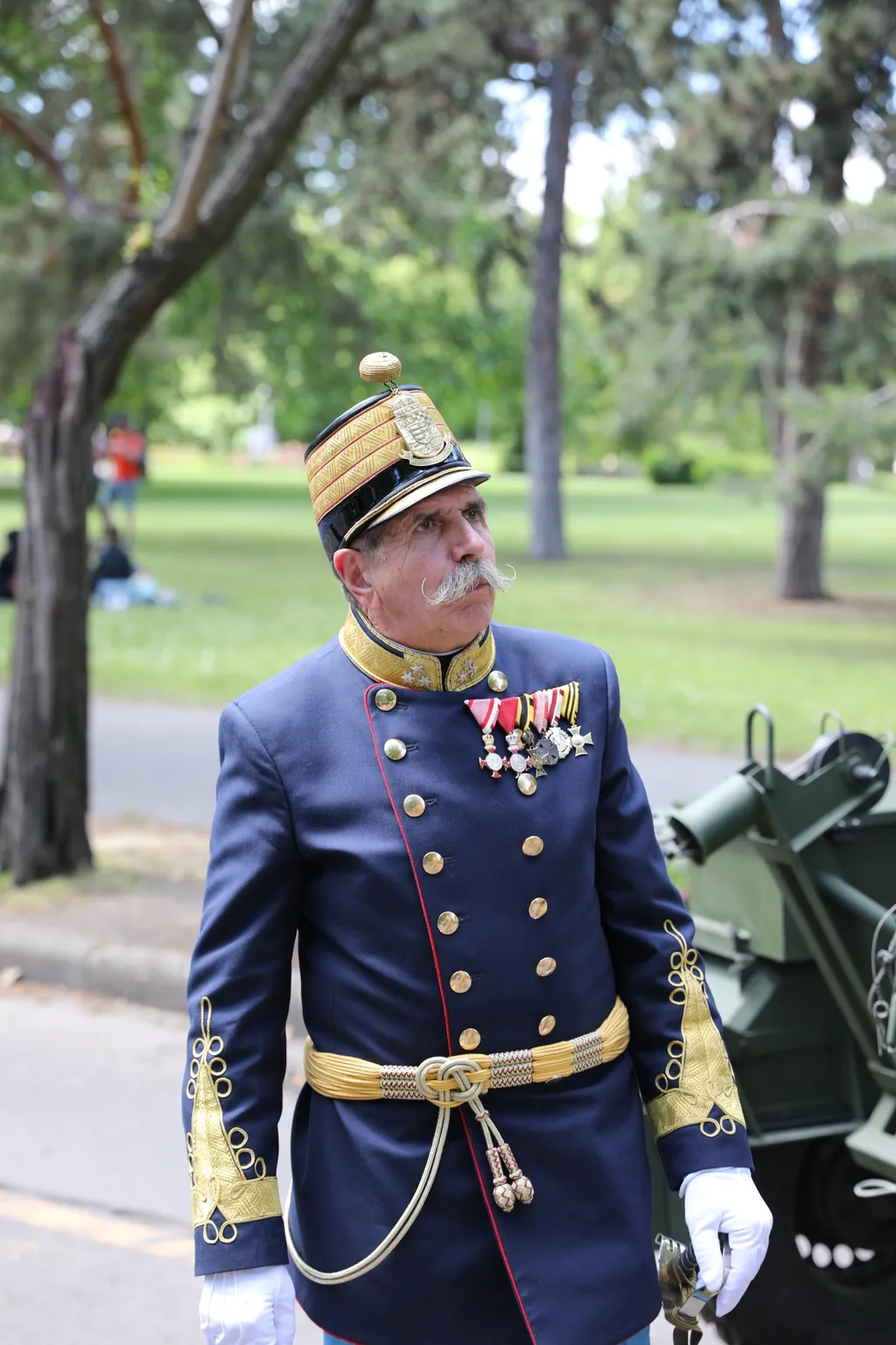 Harcászati járművek és eszközök bemutatója a Városligetben