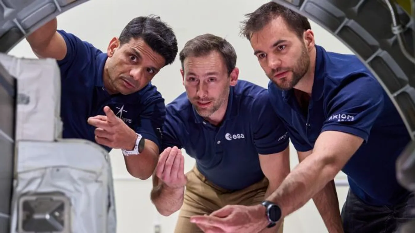 Kapu Tibor így készült fel az űrutazásra - képek