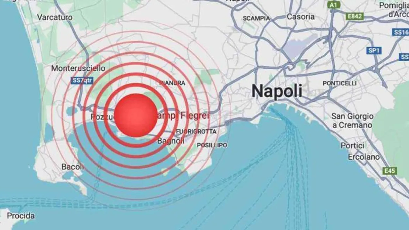 Erős földrengés rázta meg Nápolyt és környékét