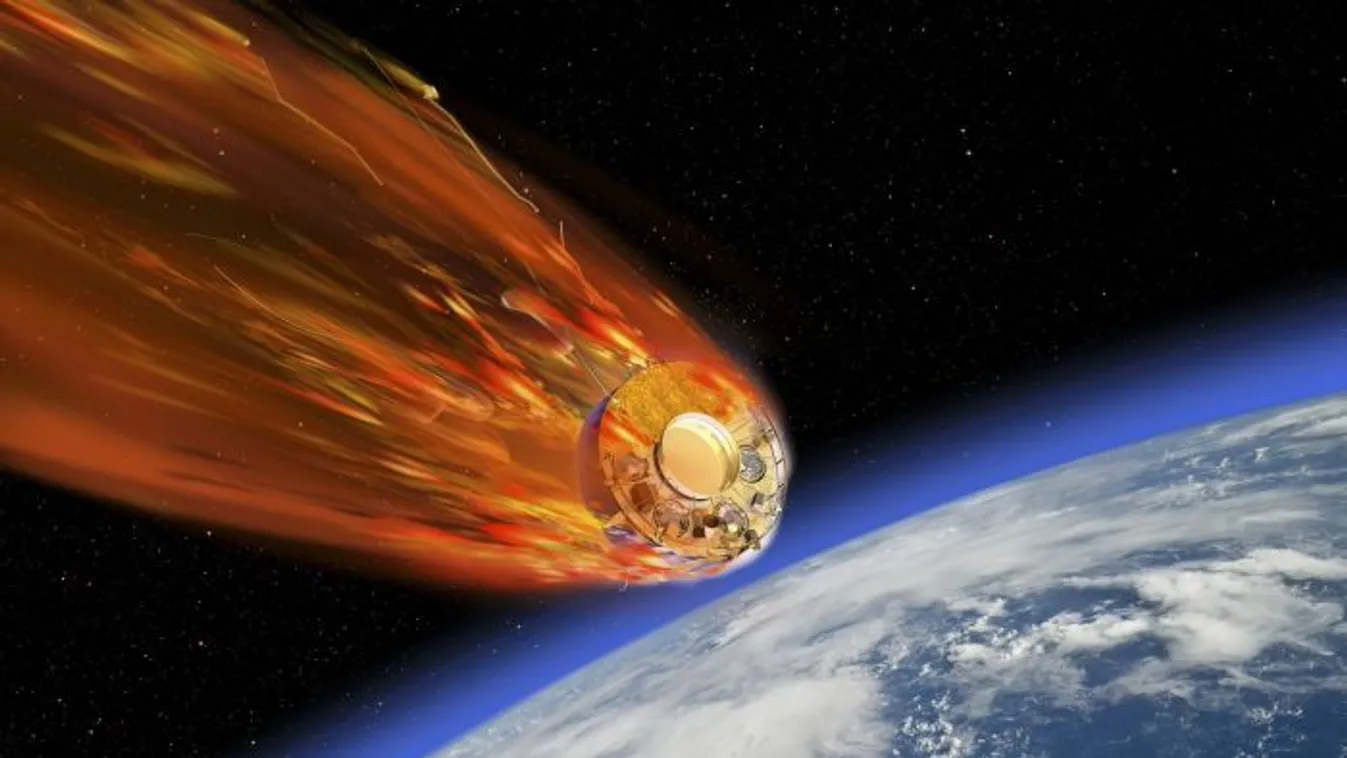 Űrszonda csapódik órákon belül a Földbe