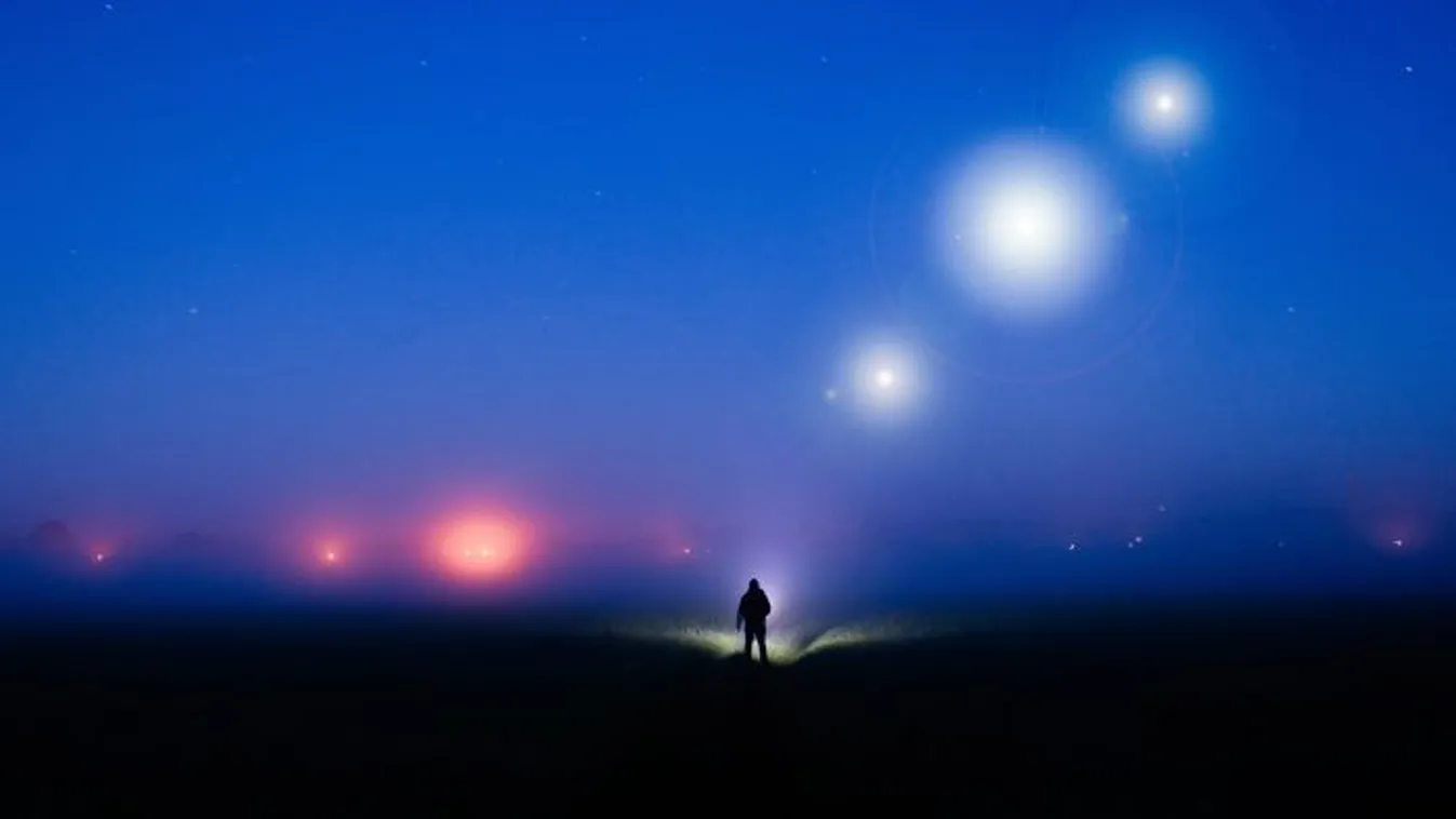 UFO jelent meg a magyar település felett?