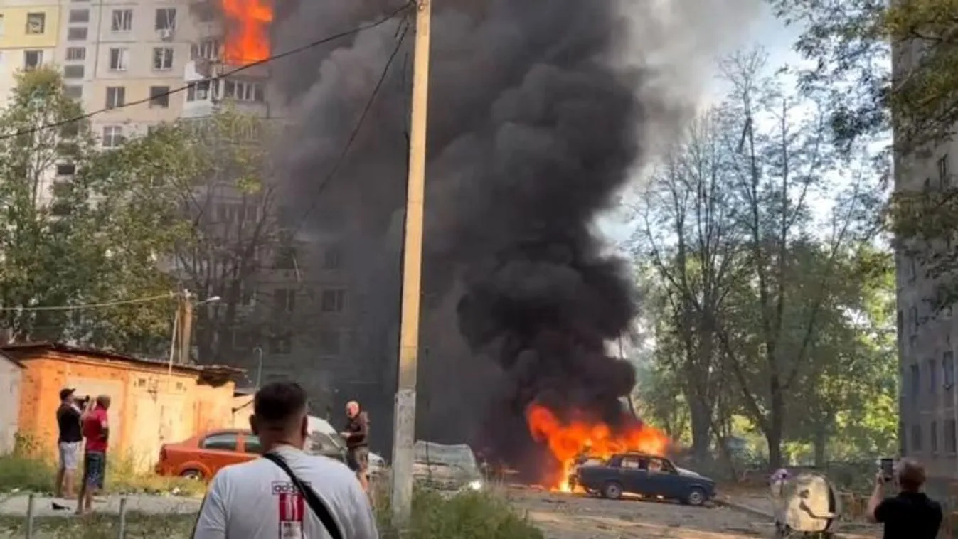 Harkov lángokban áll