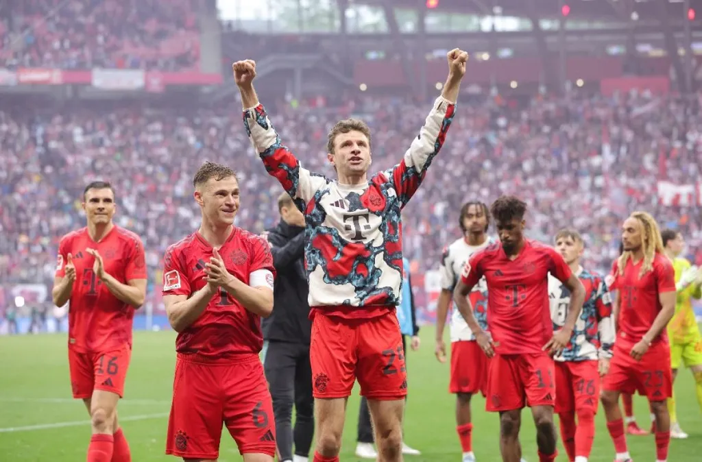 firo: 03.05.2025, Football, Football, 1. League, 1. Bundesliga, Season 2024/2025, RB Leipzig - FCB FC Bayern Munich