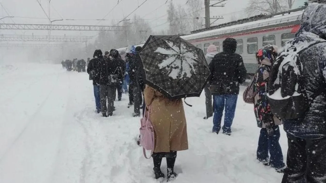 Brutális hóvihar csapott le Moszkvára