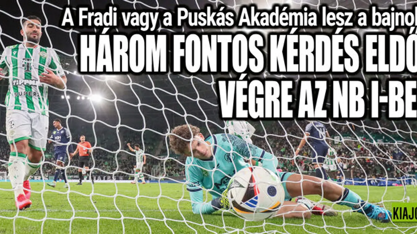 Három fontos kérdés eldől, rég volt ilyen izgalmas az NB I