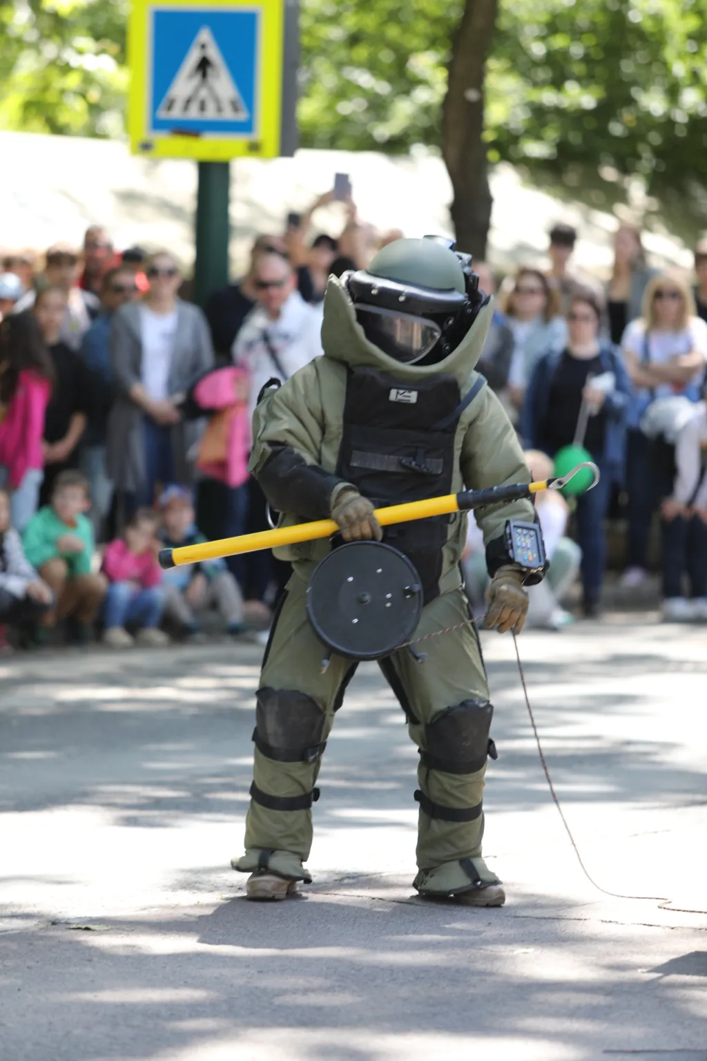 Harcászati járművek és eszközök bemutatója a Városligetben