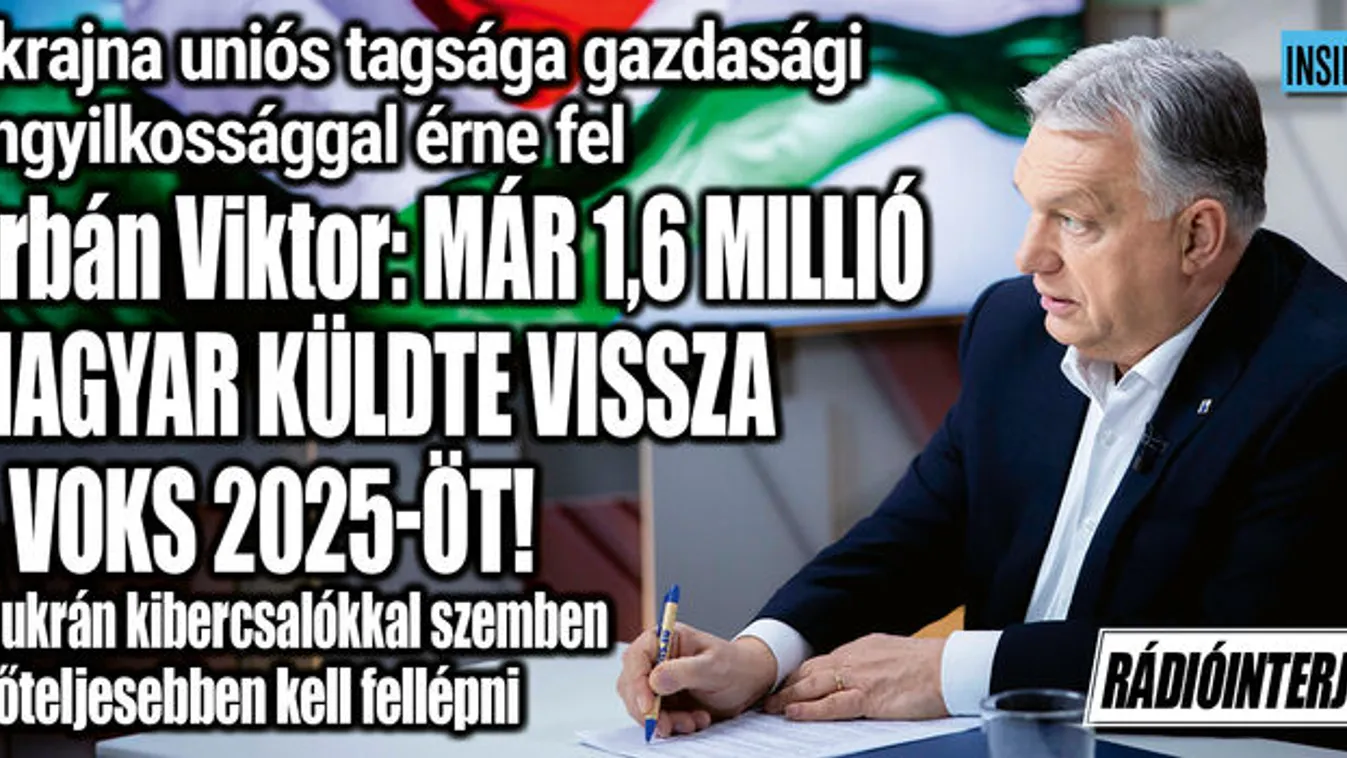 Már 1,6 millióan küldték vissza a Voks 2025-ös kérdőíveket