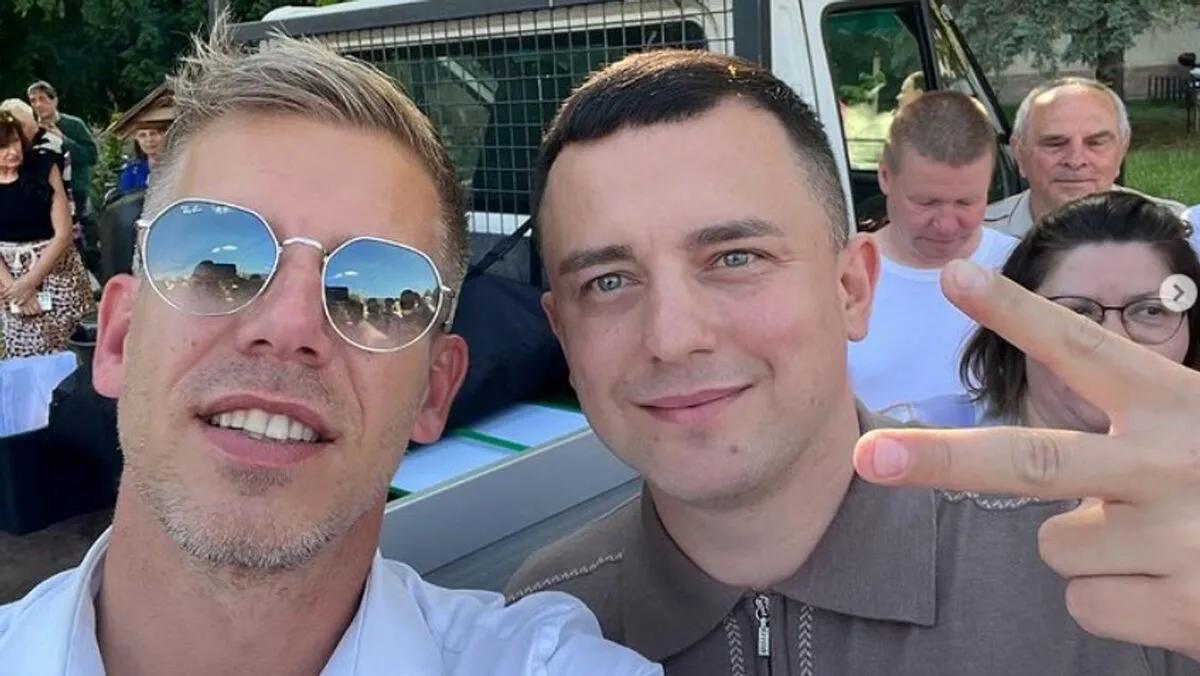 Tseber Roland és Magyar Péter