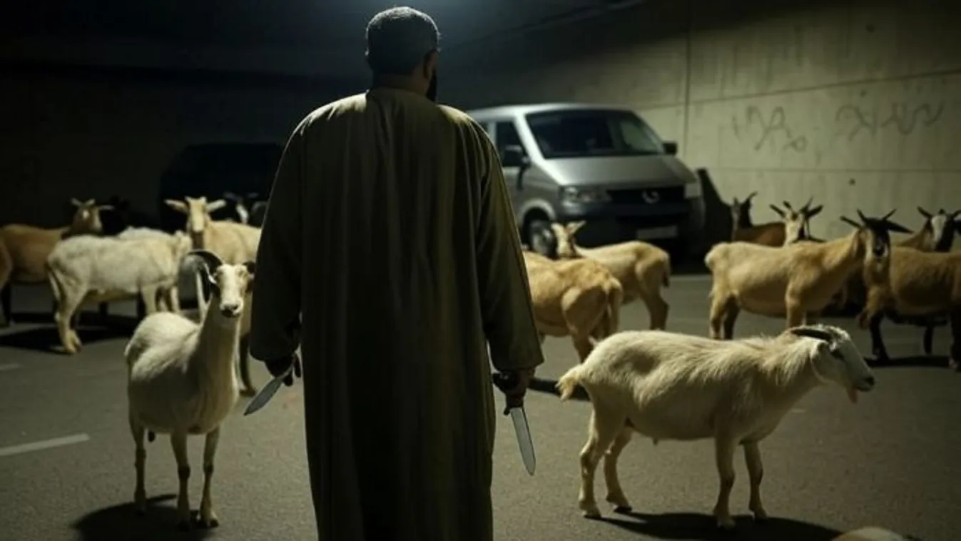 Kecskéket vágott le a minisztérium parkolójában egy migráns