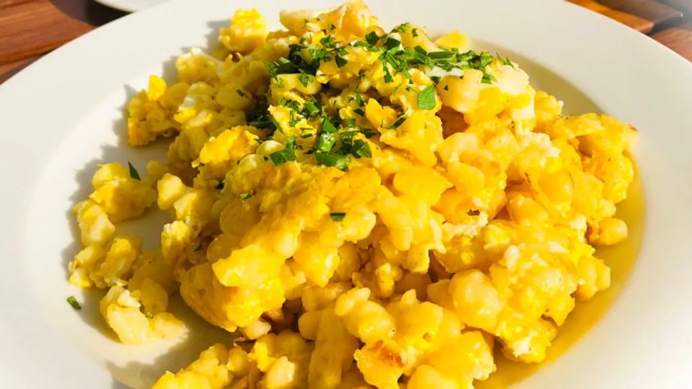 Tojásos nokedli: filléres vacsora