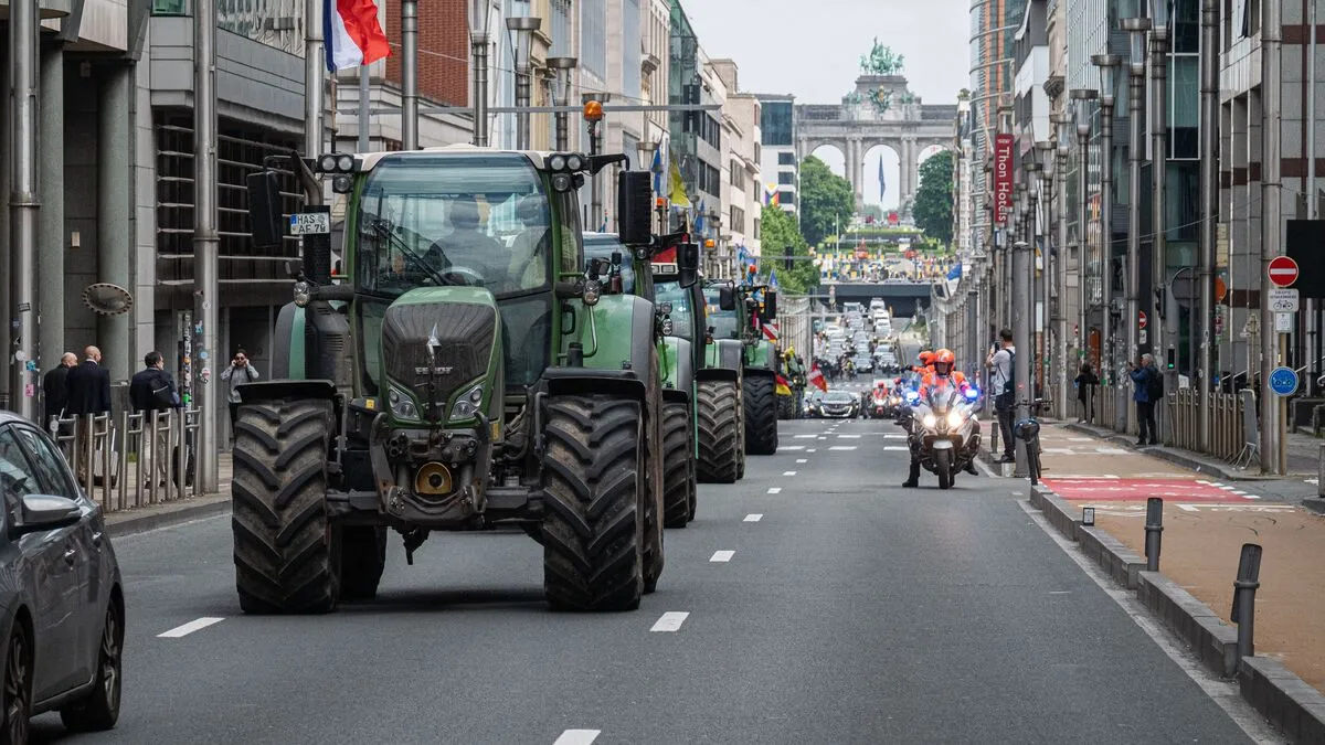 Gazdatüntetés, Brüsszel