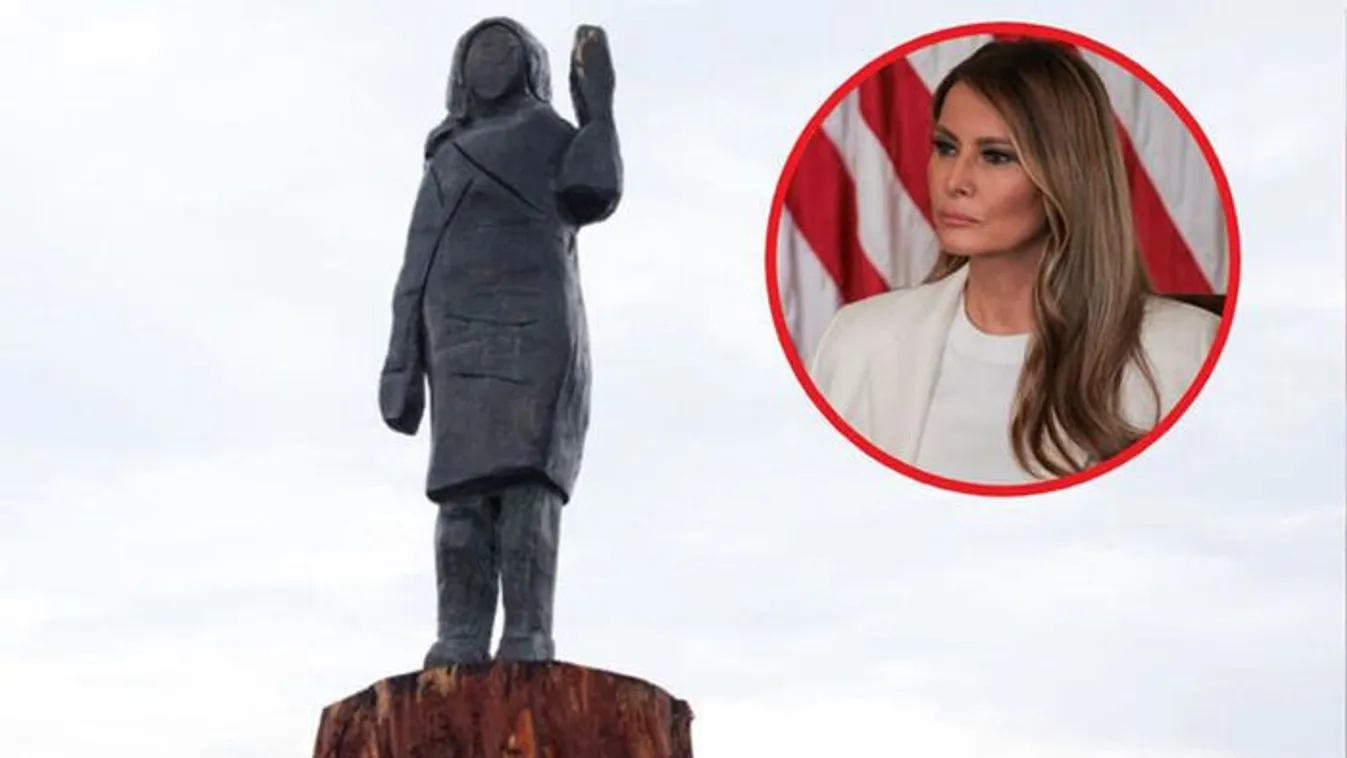 Ellopták Melania Trump bronzszobrát Szlovéniába
