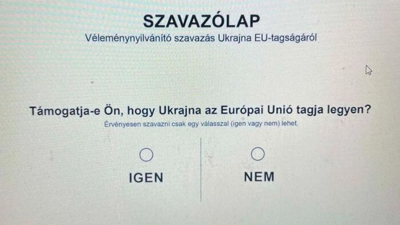 Már több mint 1 millióan szavaztak Ukrajna EU-tagságáról