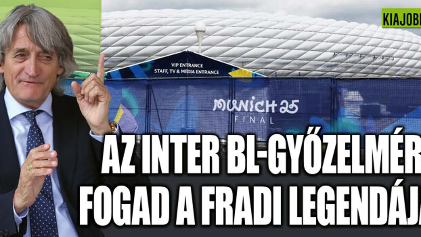 Az Inter sikerét várja a Fradi BEK-döntős focilegendája