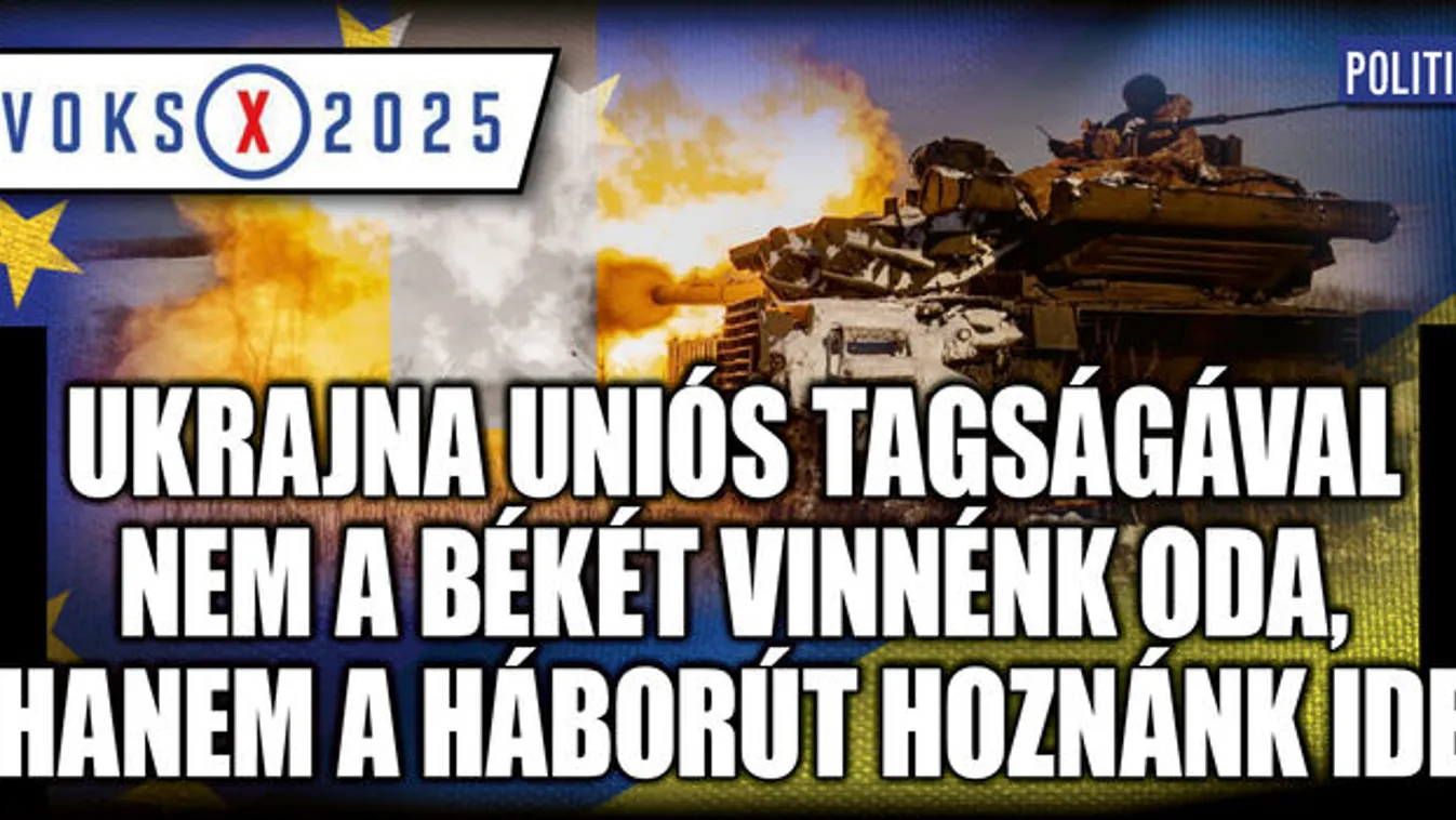 Ne a háborút hozzuk ide, a békét vigyük Ukrajnába!