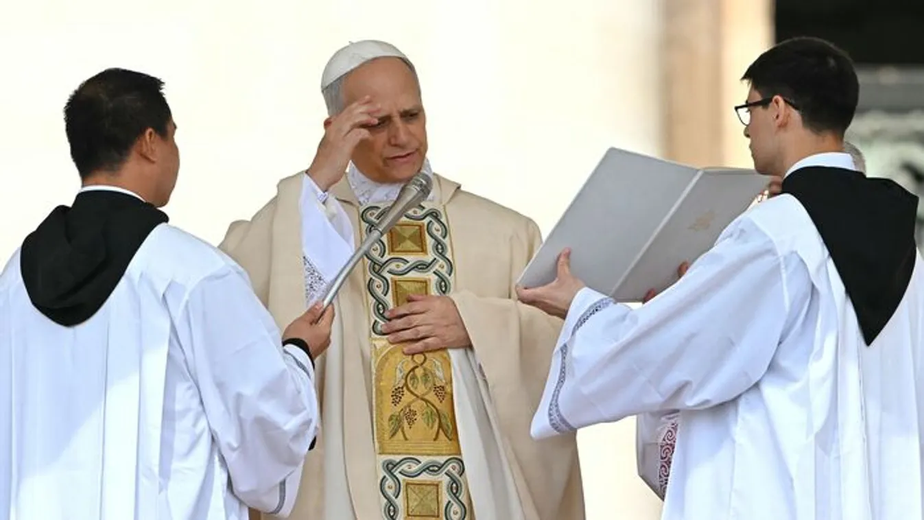 Megkezdődött a XIV. Leó pápa beiktatási ceremóniája