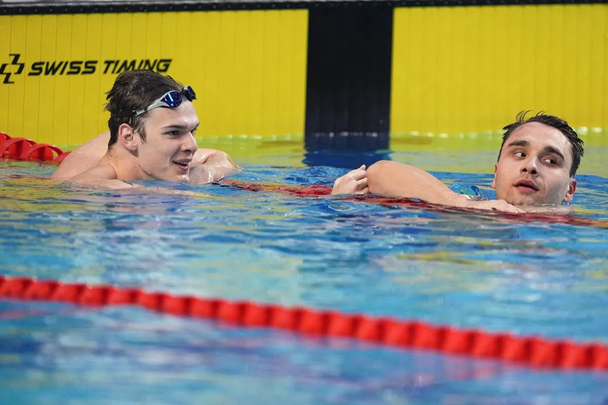 Kós Hubert és Milák Kristóf a kaposvári országos bajnokságon már összecsapott