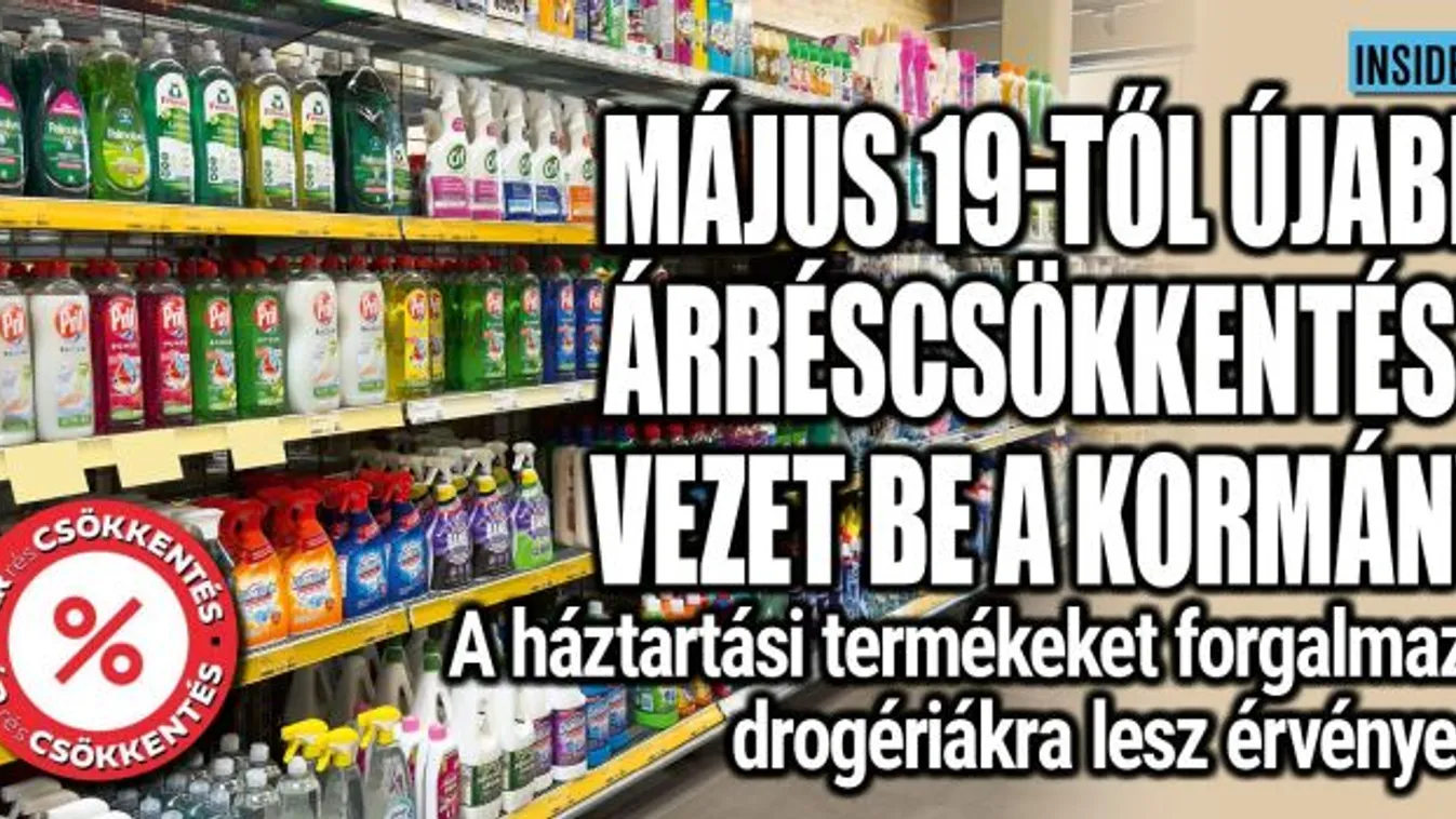 Május 19-től itt az újabb árréscsökkentés