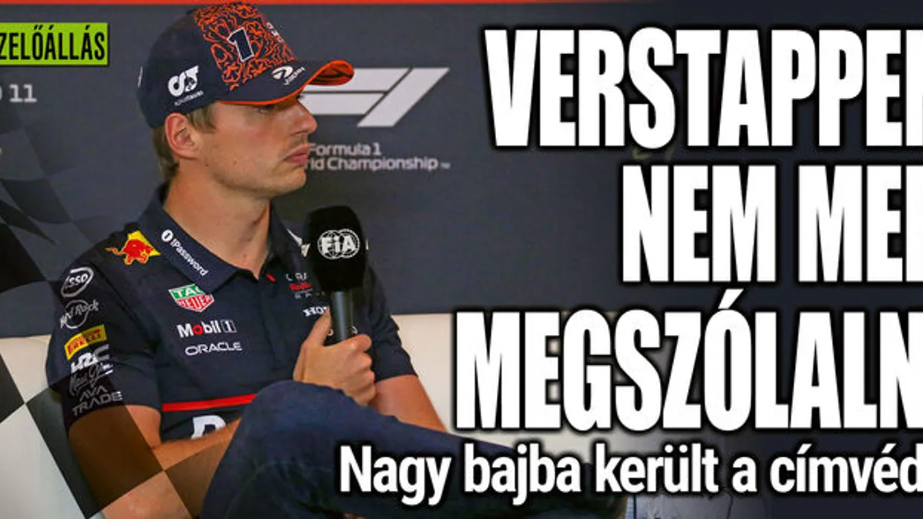 Cipzár Verstappen száján, betojt a Forma-1 szupersztája