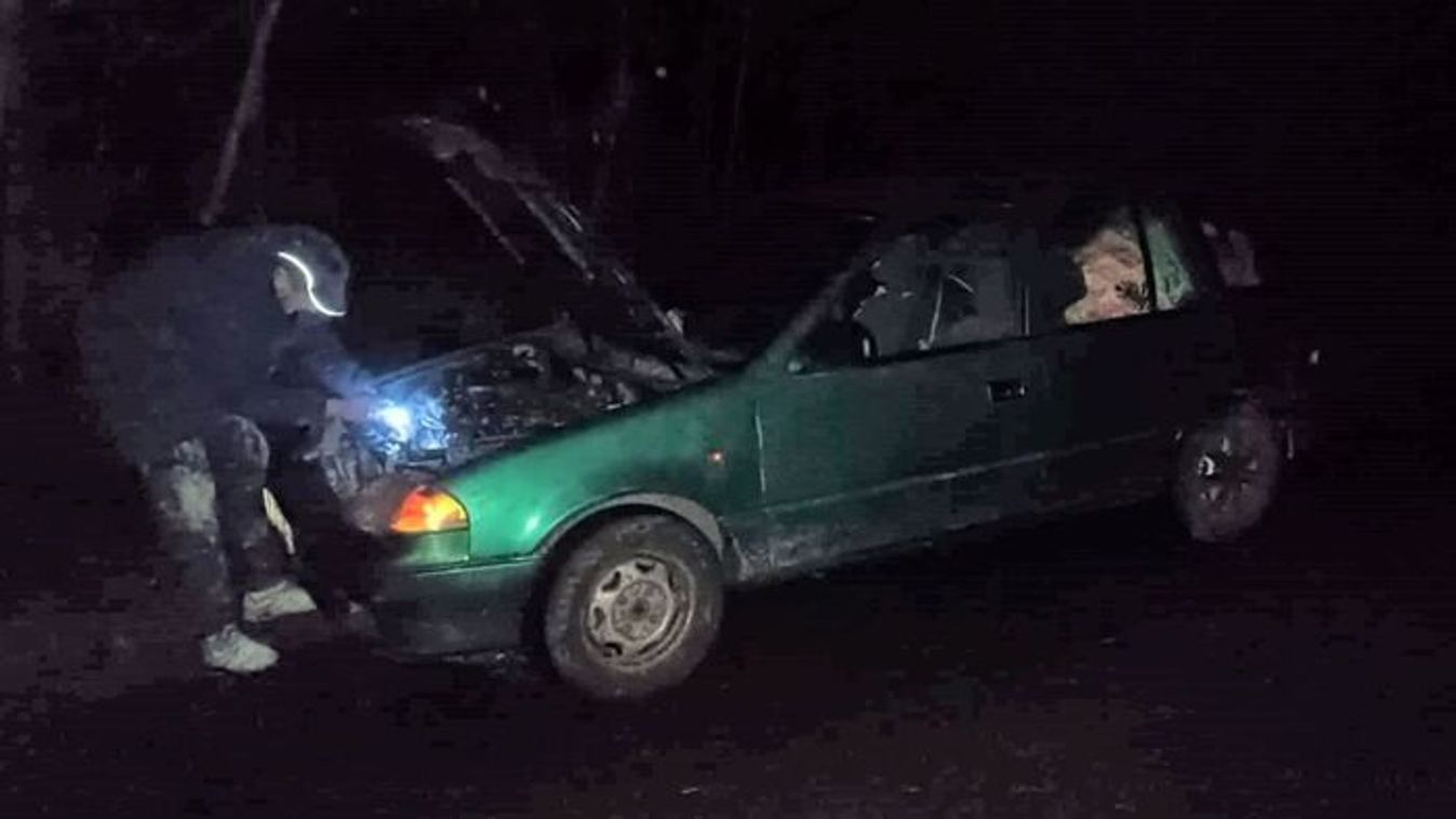 „Az autó egyszer csak leállt” - hátborzongató alak jelent meg a magyar testvérpár autójában