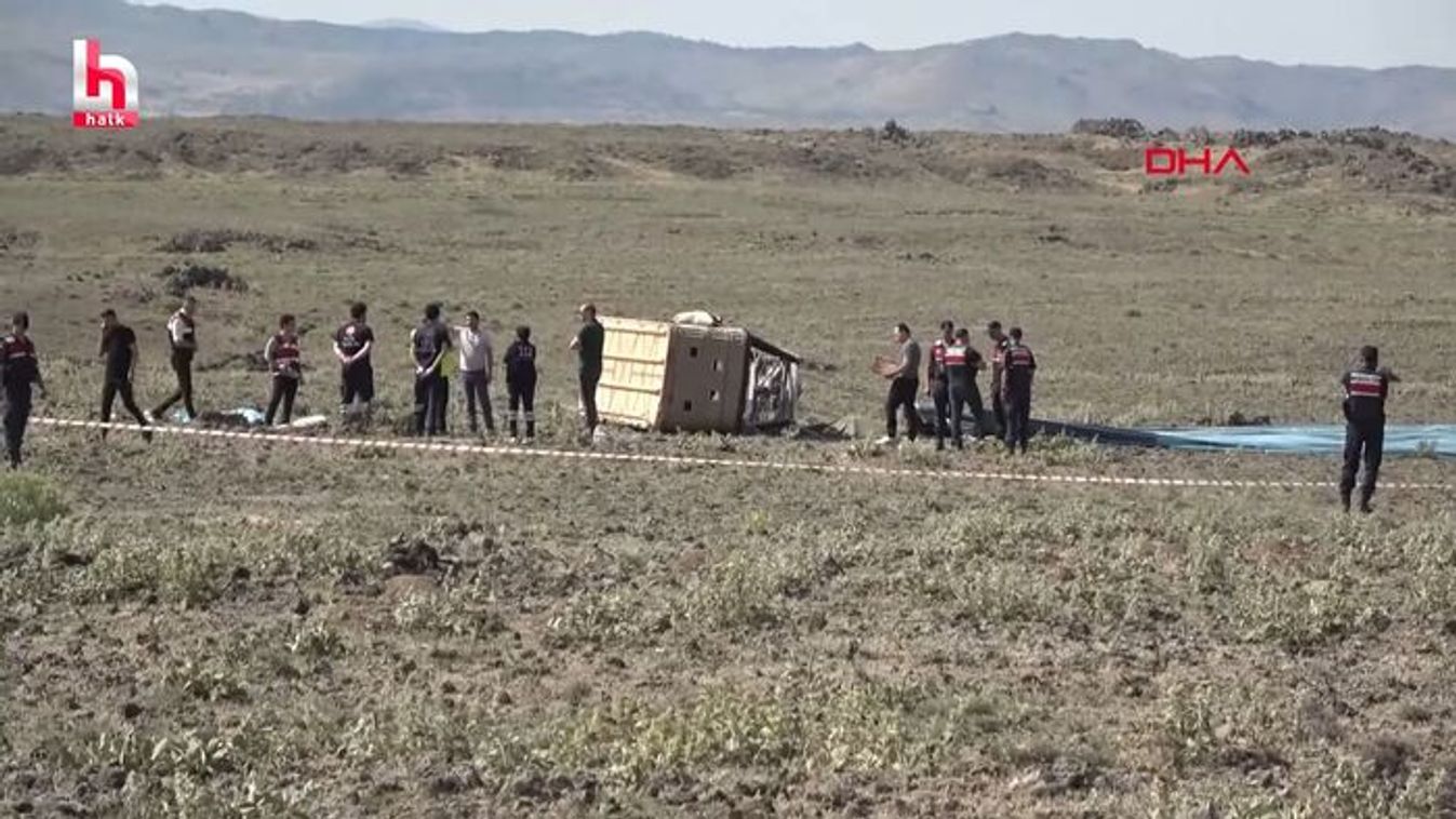Turistatragédia: Halálos hőlégballon-baleset történt Törökországban