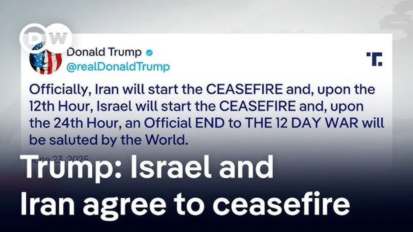 Tűzszünet Irán és Izrael között!