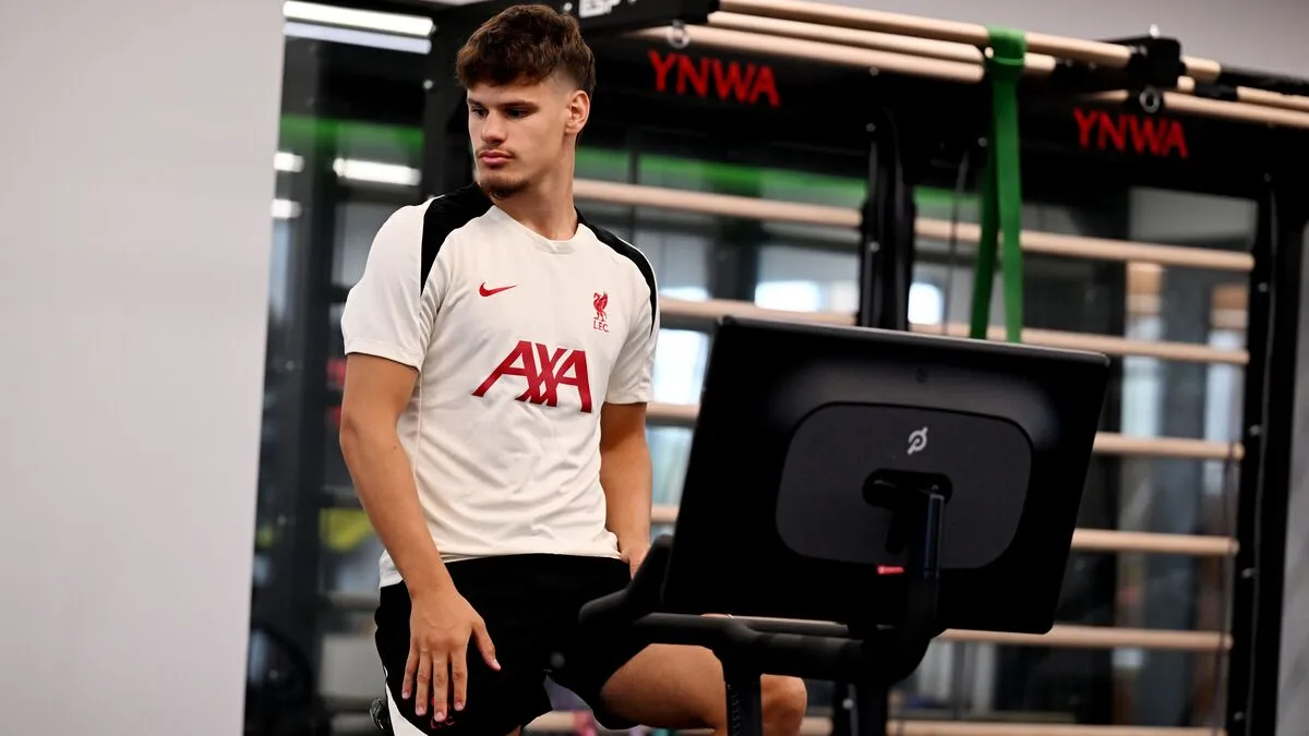 Liverpool Unveil New Signing Milos Kerkez