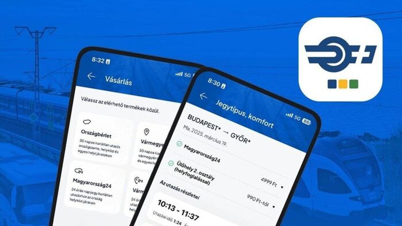 Új funkciókkal bővült a MÁV+ applikáció: mutatjuk, mik ezek!