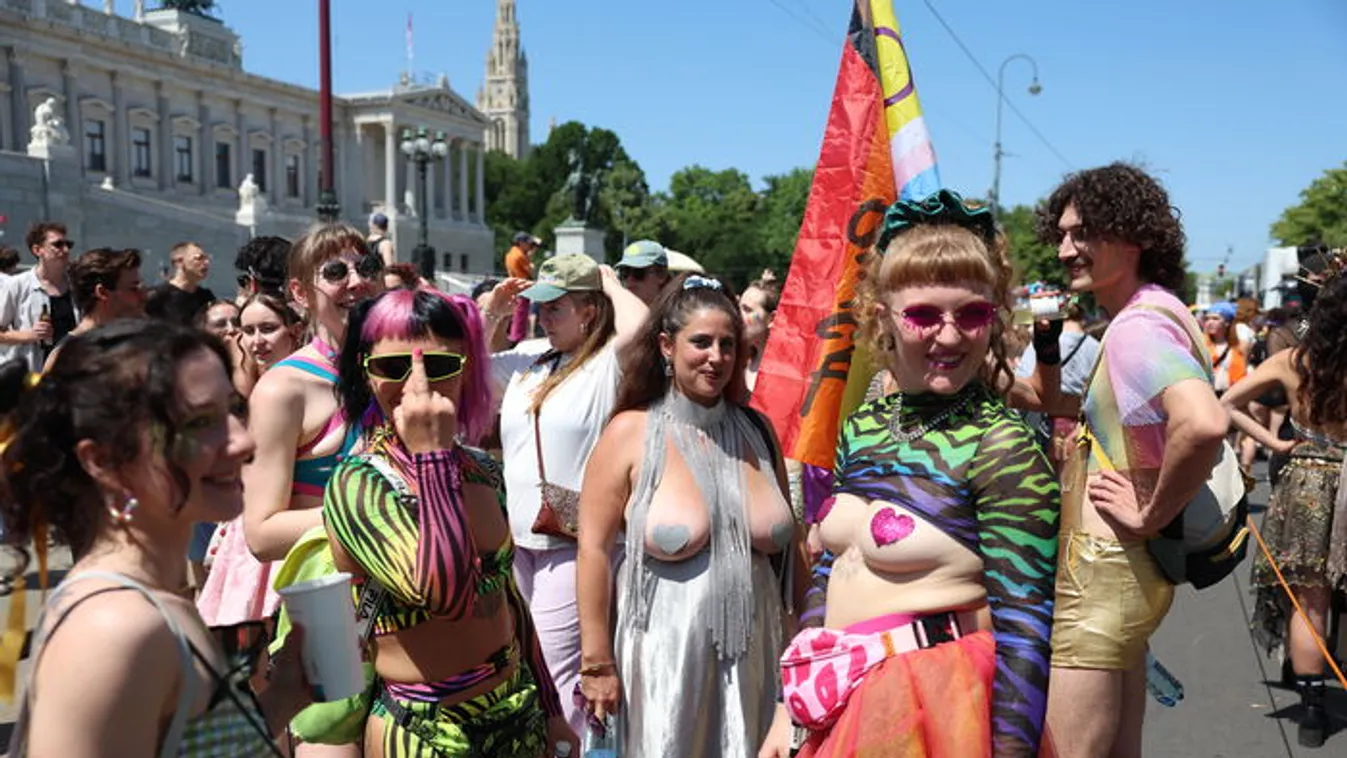 Videón a bécsi Pride sok "gyönyörűsége"! Szívesen átjönnének Budapestre... +18!