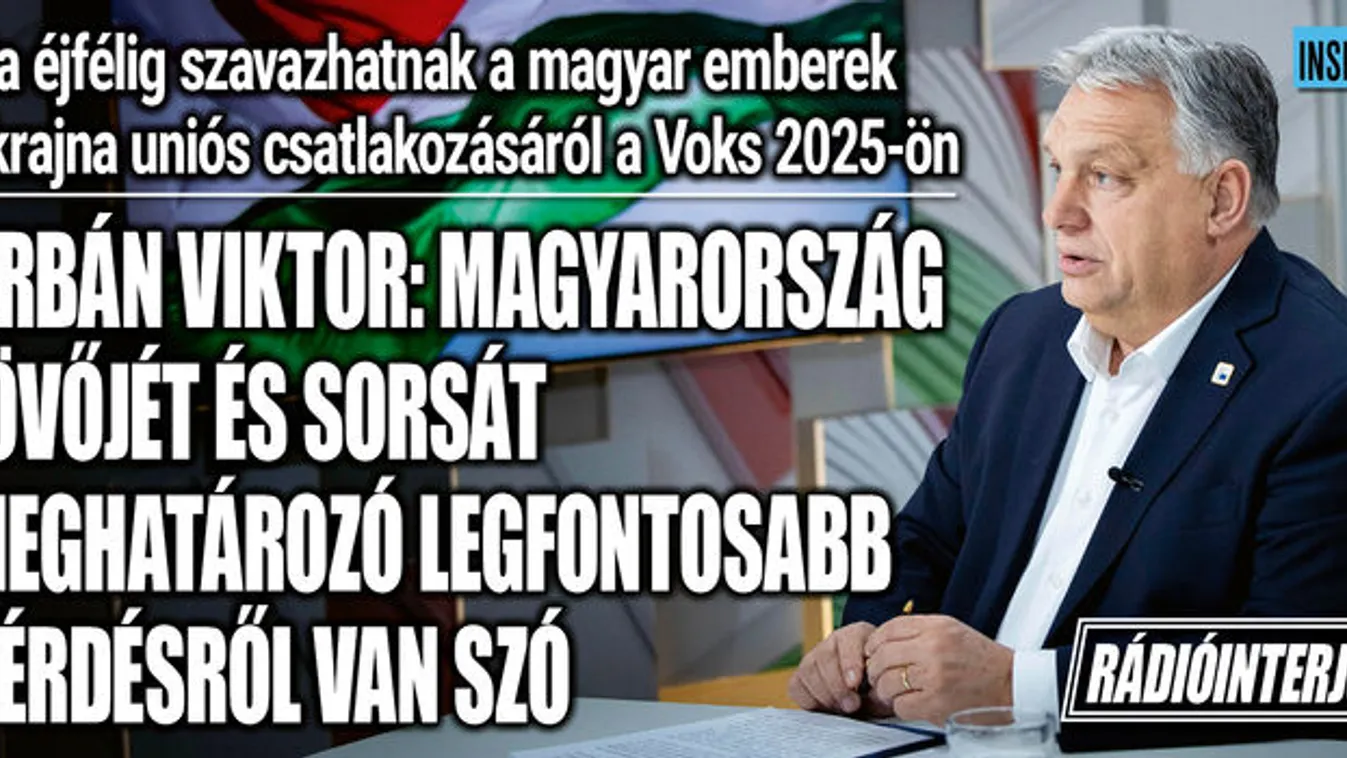 Orbán Viktor: ez határozza meg Magyarország sorsát