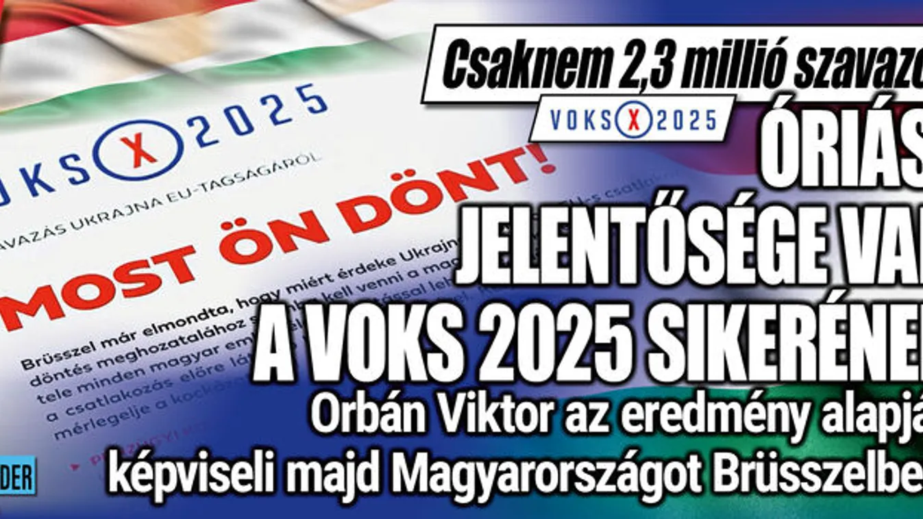 Óriási jelentősége van a Voks 2025 sikerének
