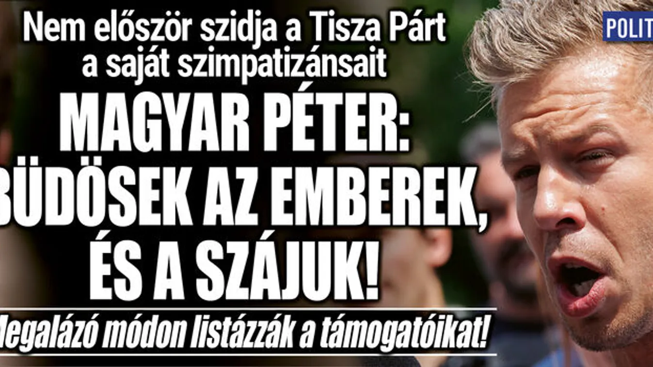 A Tisza Párt már megint a saját szavazóit alázza