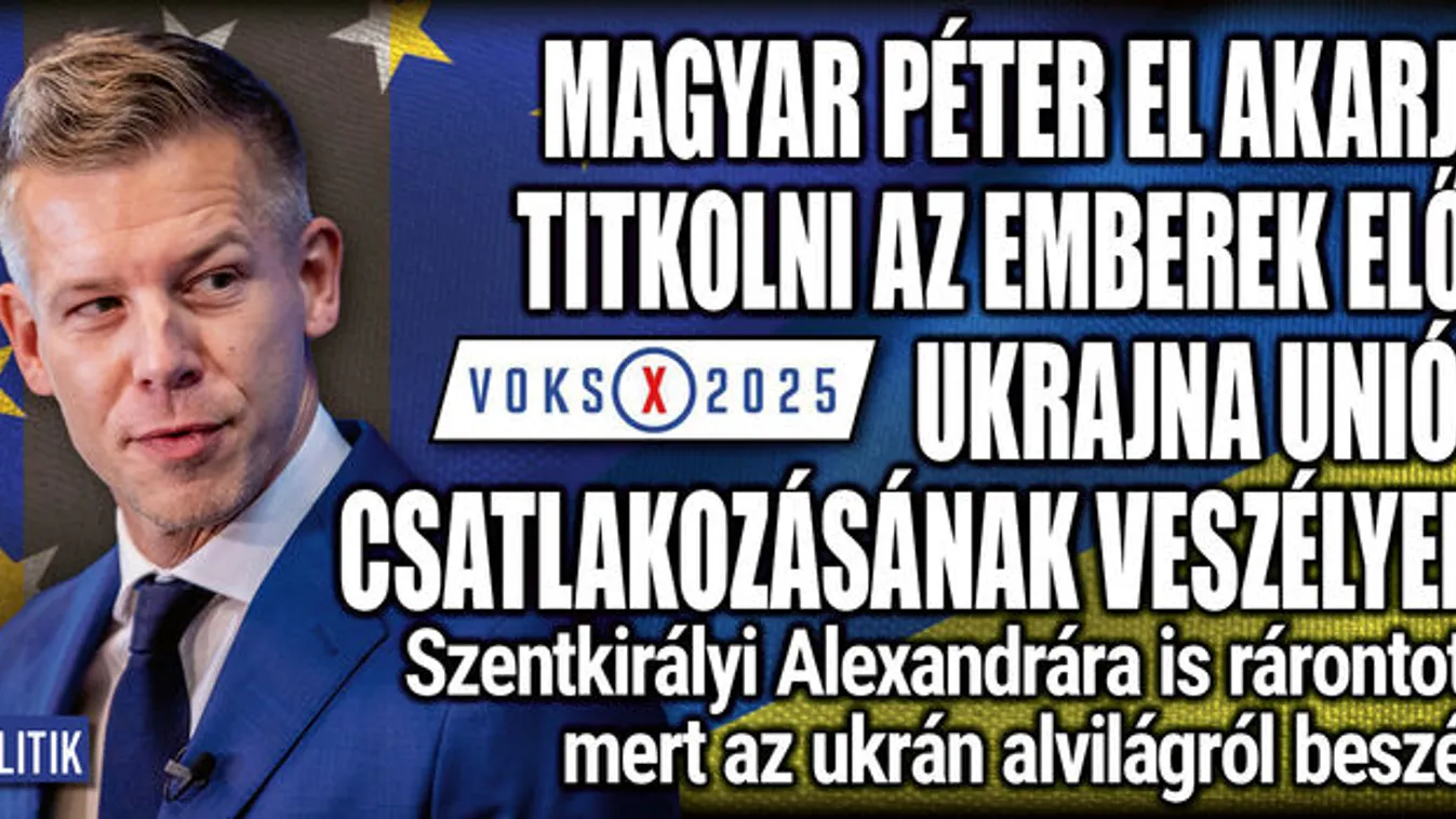 Magyar Péter bepöccent, hogy téma lett az ukrán alvilág