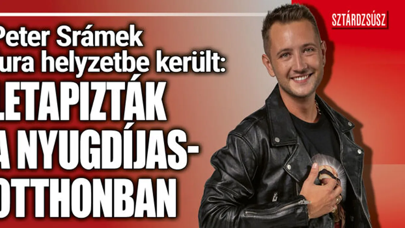 Peter Srámeket fellépés közben fogdosta egy nyugdíjas néni