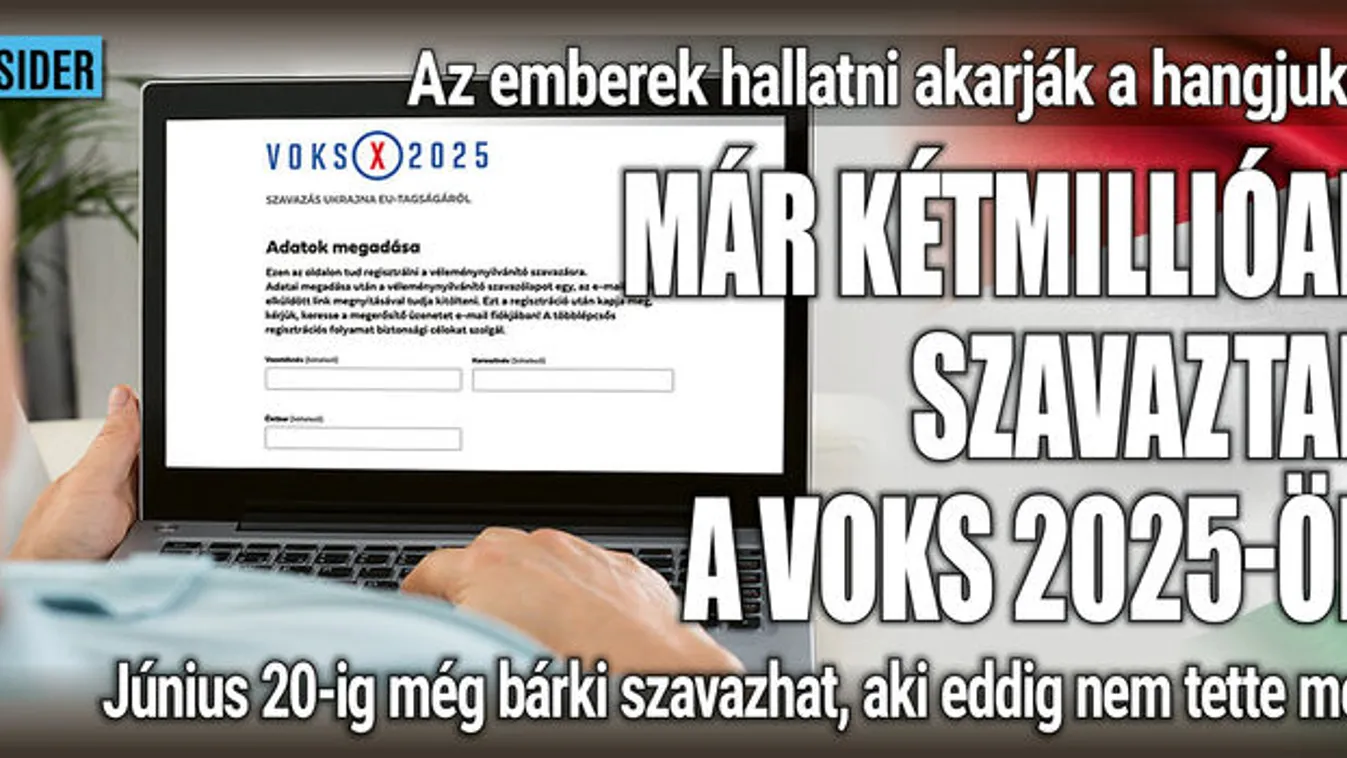 Már több mint kétmillióan vettek részt a Voks 2025-ön