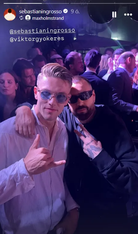 Gyökeres Viktor, a svédek támadója a stockholmi éjszakában