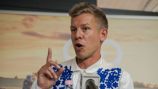 Magyar Péter nagyon bepöccent azon, hogy Szentkirályi Alexandra szóba merte hozni az ukrán alvilágot