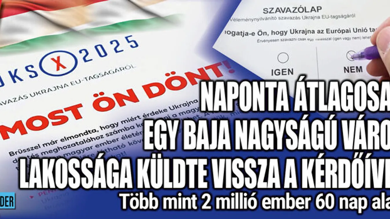 Egy városnyi ember küldte vissza minden nap a Voks 2025-öt