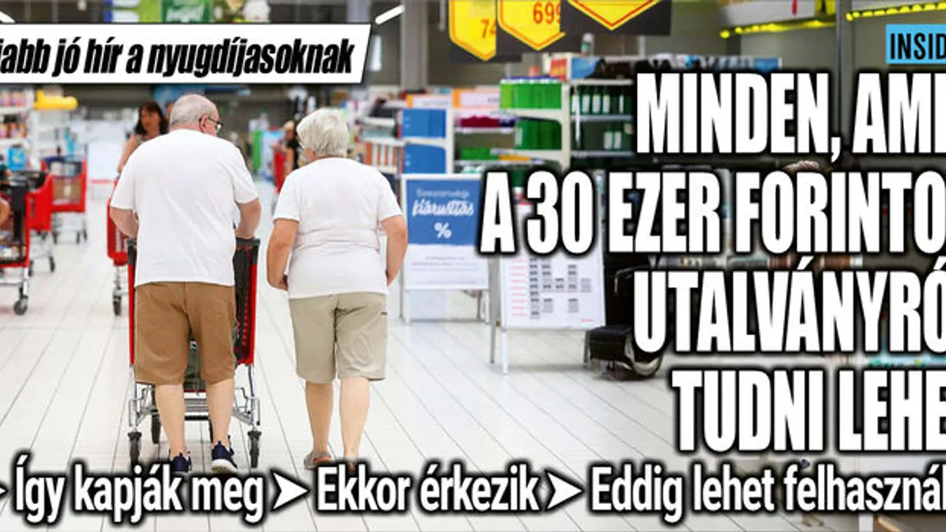 Ezt lehet tudni eddig a nyugdíjasok vásárlási utalványáról