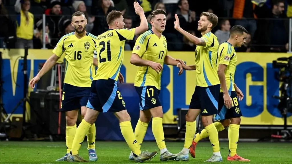 Magyarország–Svédország, svéd válogatott, NATIONS LEAGUE SWEDEN-AZERBAIJAN
