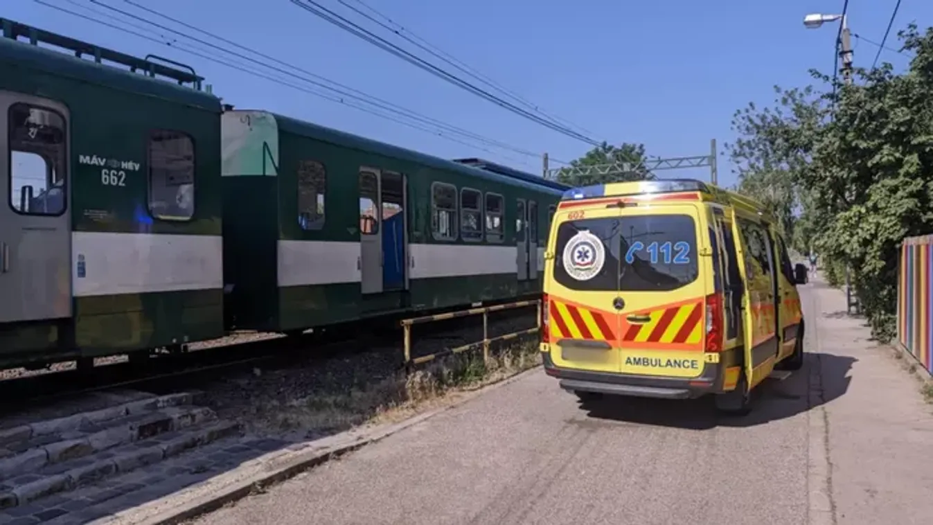 Elhunyt a fiatal férfi, akit elgázolt a HÉV Budapesten
