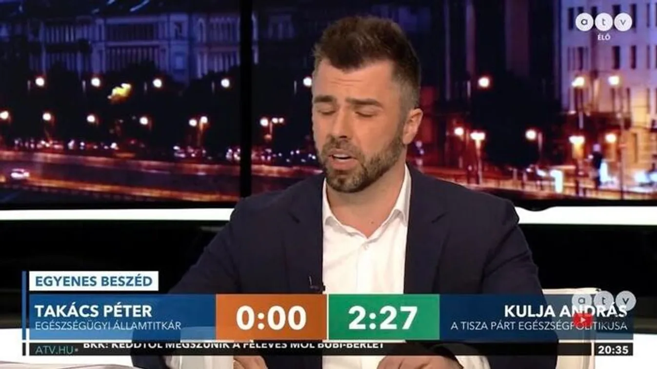 Takács Péter padlóra küldte Kulja Andrást az ATV-ben