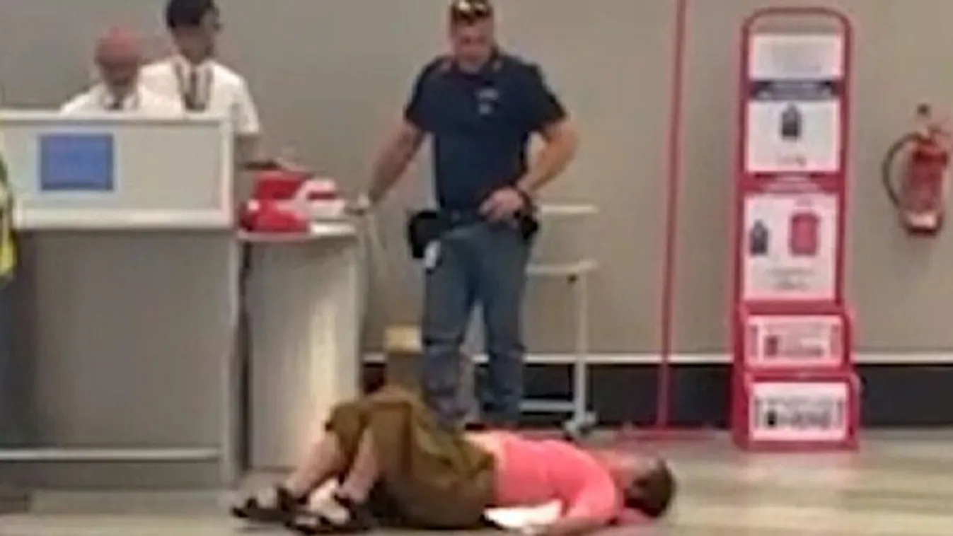 Őrjöngve vergődött a földön egy utas a milánói reptéren