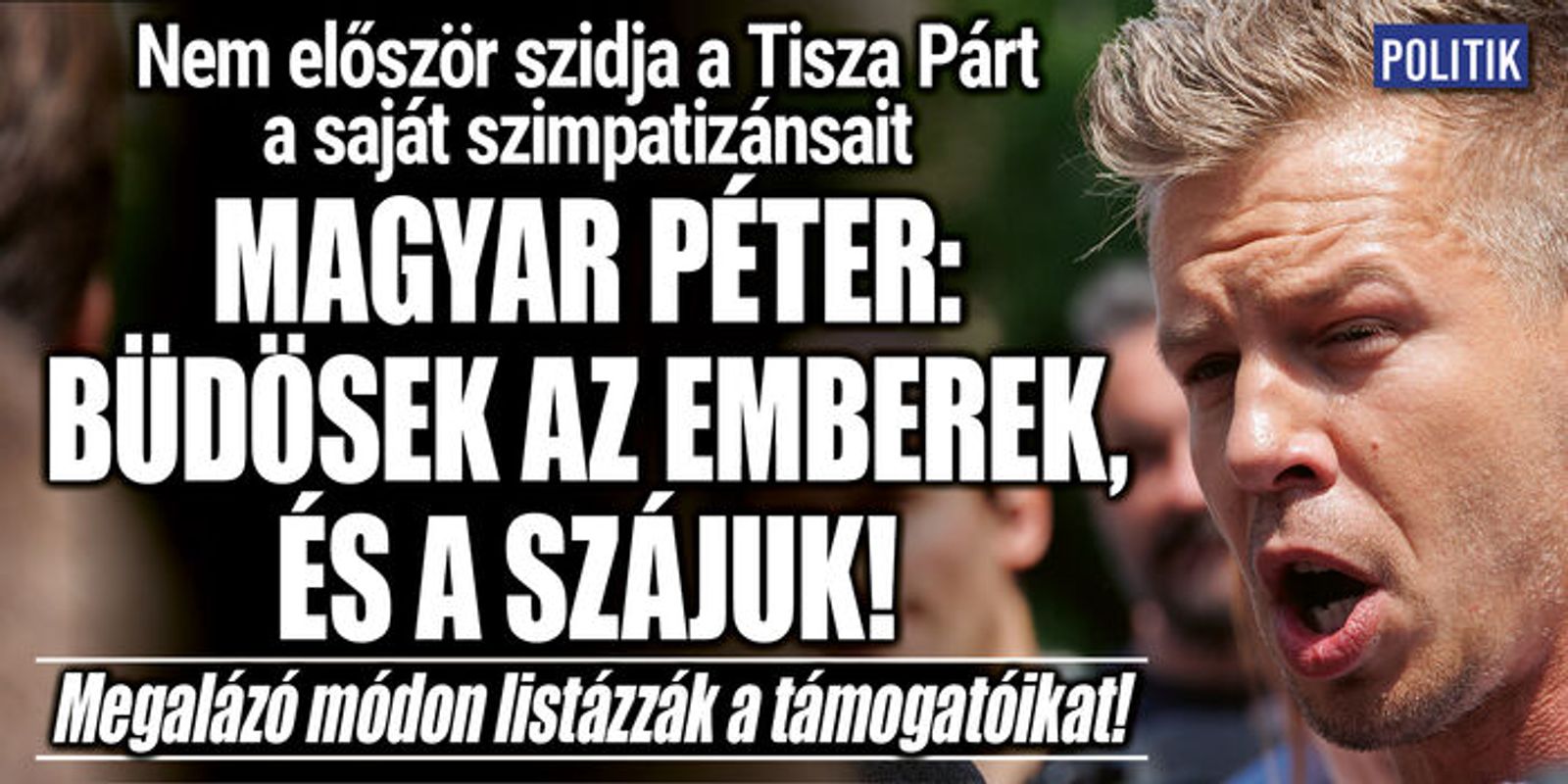 A Tisza Párt már megint a saját szavazóit alázza