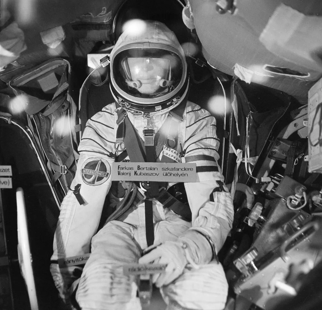 Farkas Bertalan szkafandere, amit az űrutazásakor viselt 1980-ban. 