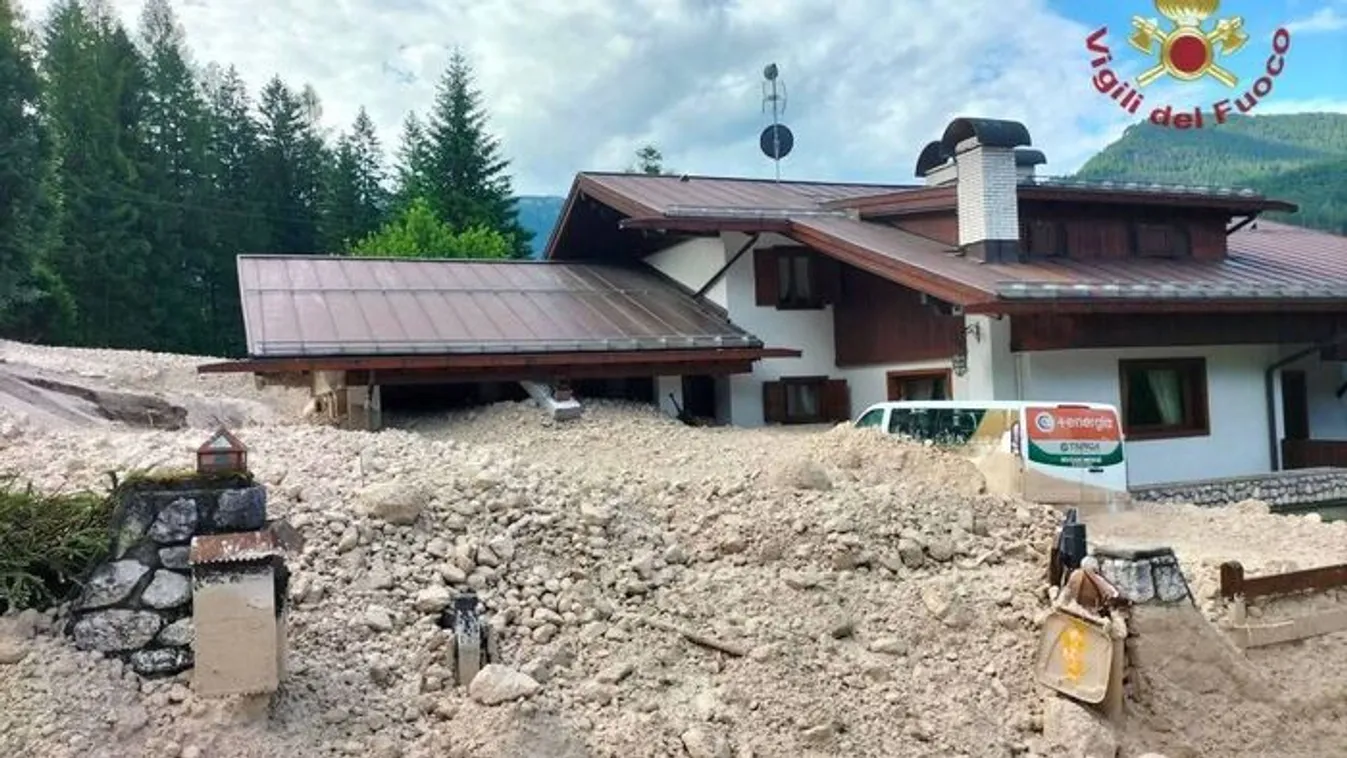 Sárlavina temetett maga alá egy falut az olasz Alpokban