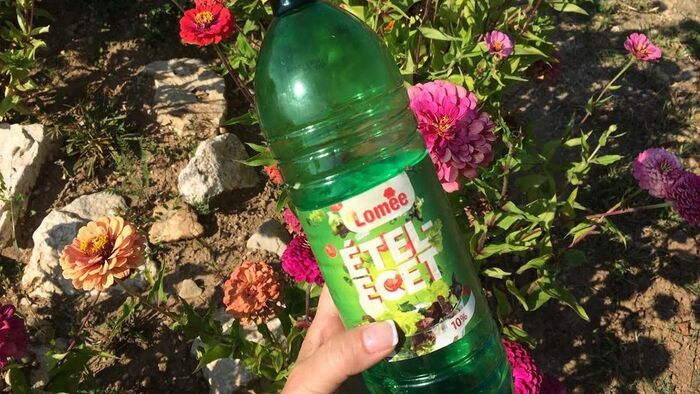 Egy csepp ecet a locsolóvízbe, őrület mit művel a kertben