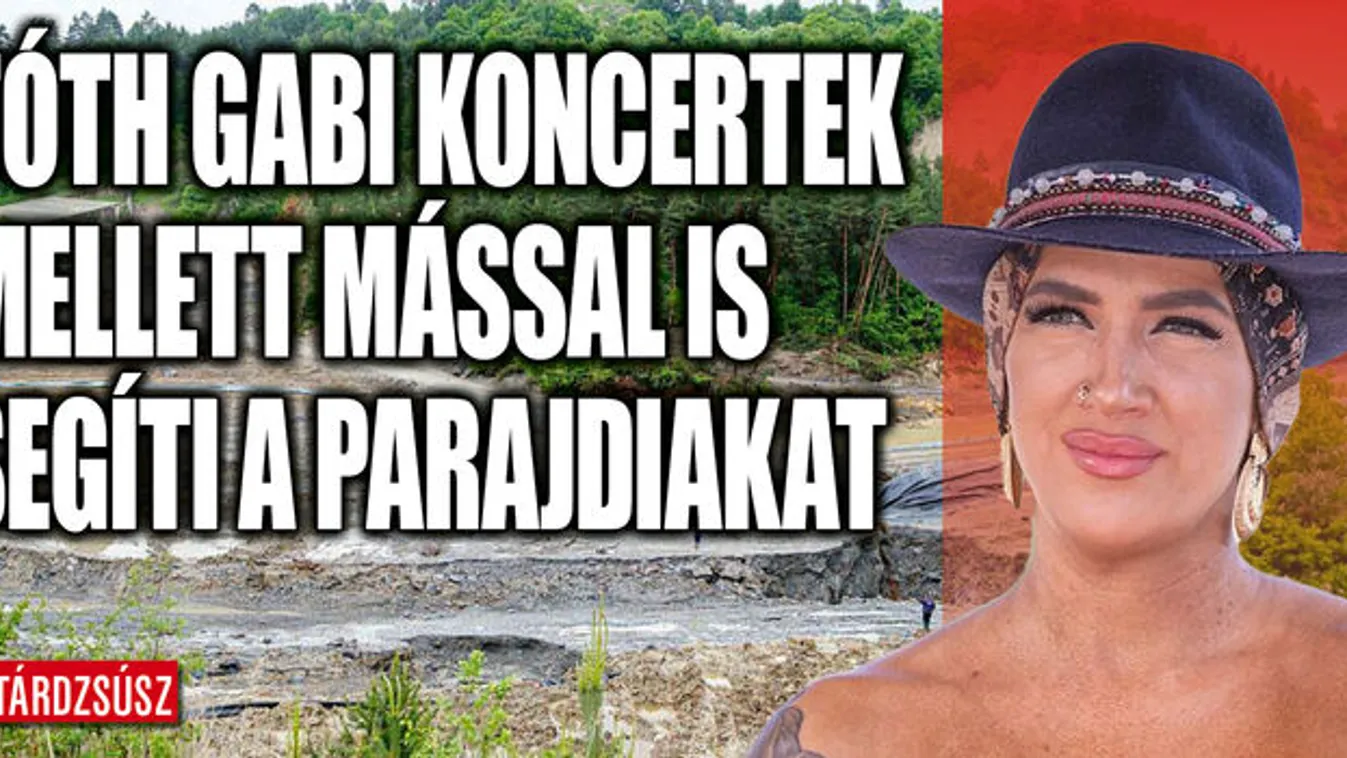 Tóth Gabi többféleképpen is segíteni akar a parajdiaknak