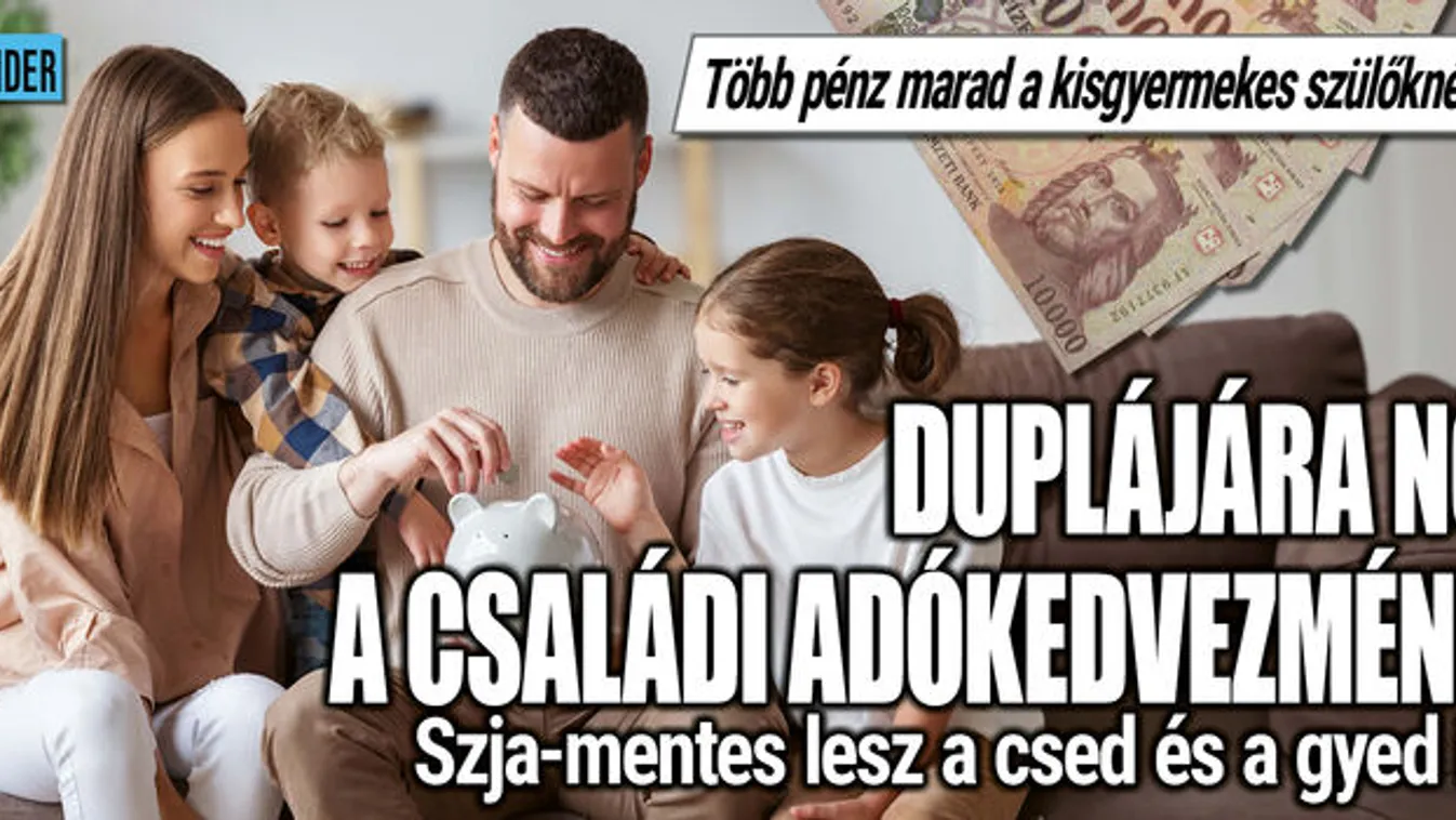 Óriási segítség: több pénz marad a kisgyermekes szülőknél